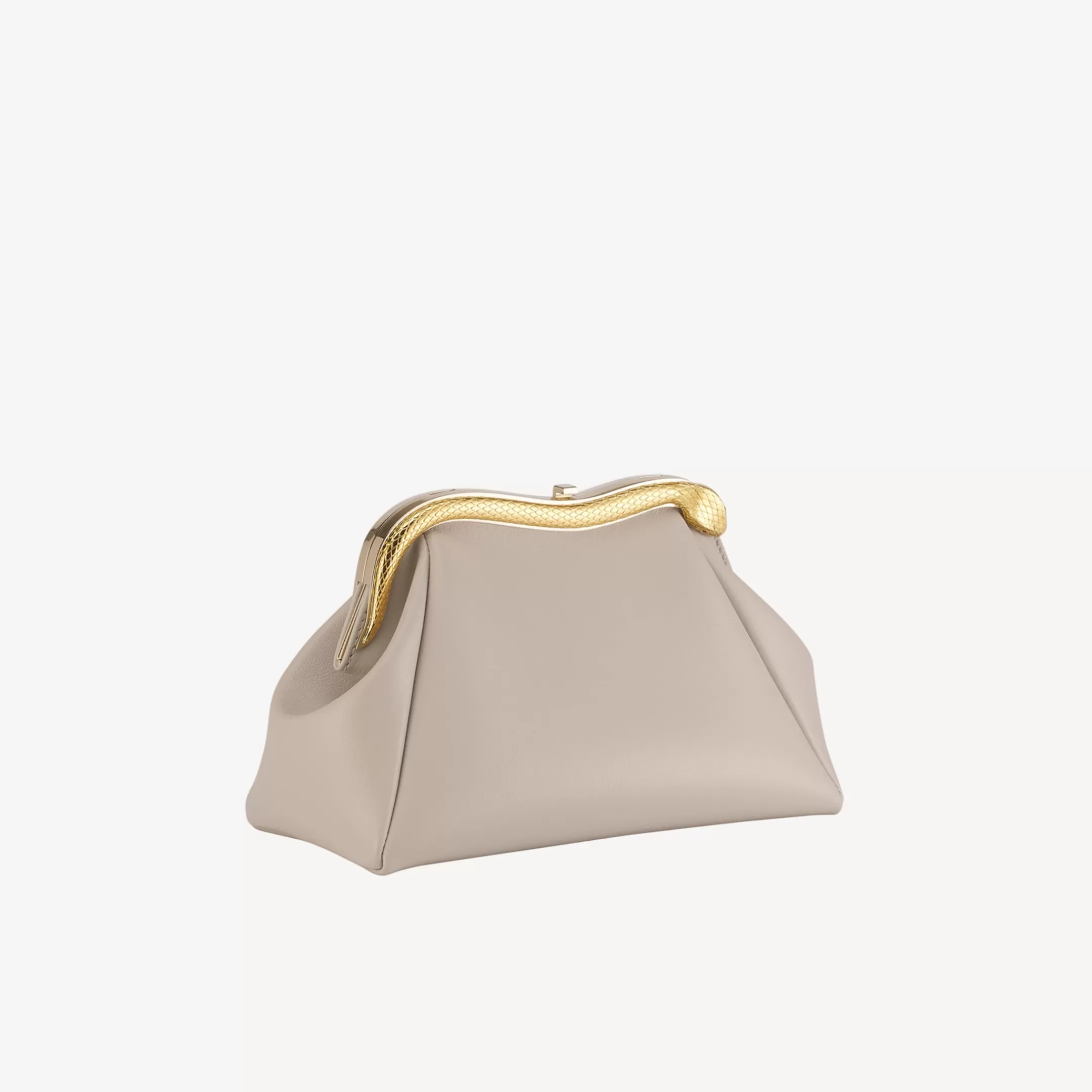 BVLGARI Serpentine Pouch Grau Outlet