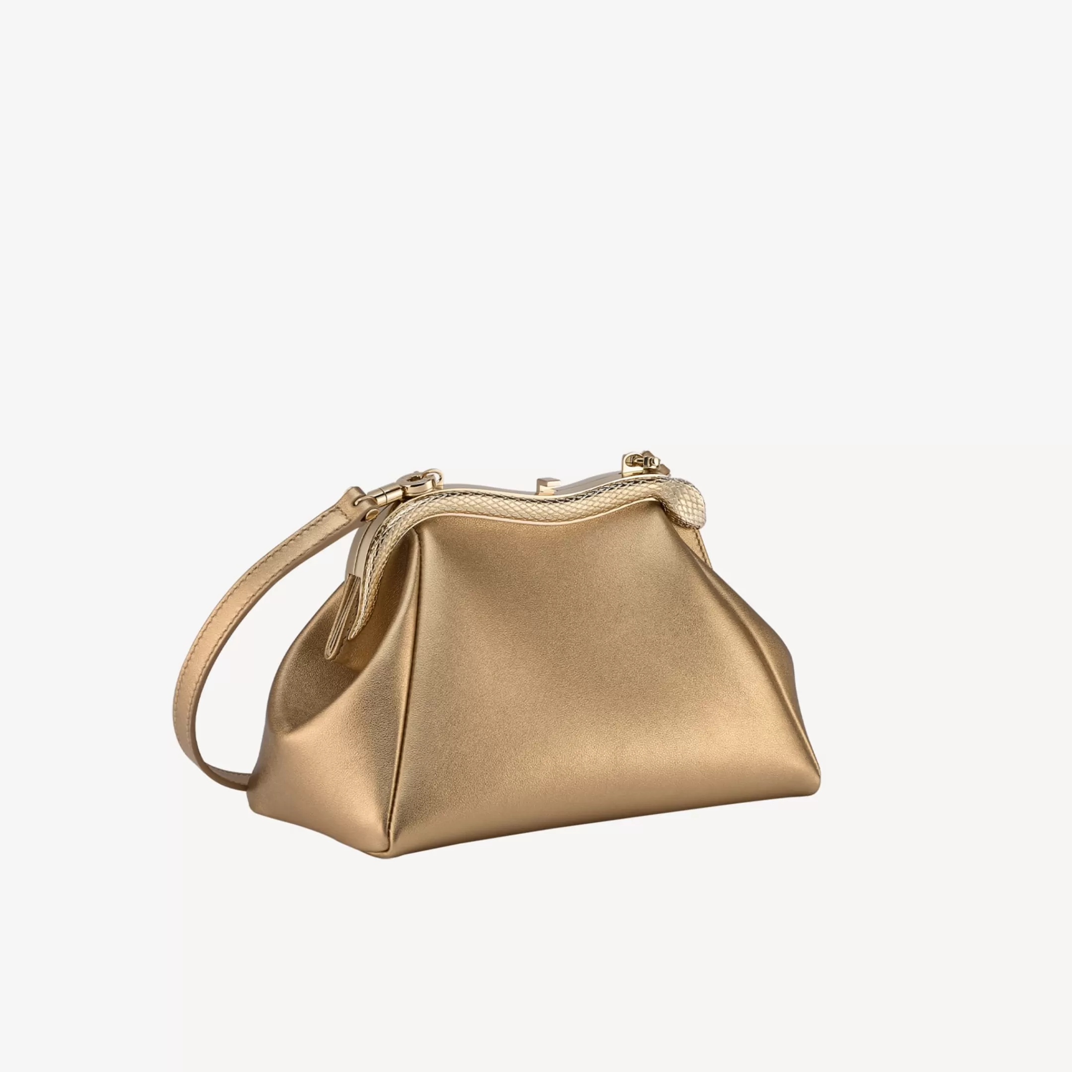 BVLGARI Serpentine Pouch Gold Sale